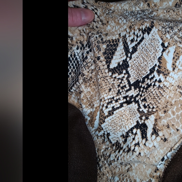 NWOT Snake Skin Time And Tru Bikini Bottoms XL - Picture 4 of 6